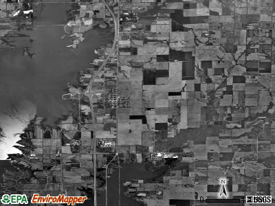 Zip code 62846 satellite photo by USGS