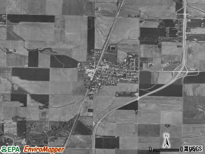 Zip code 62848 satellite photo by USGS