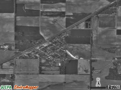 Zip code 62852 satellite photo by USGS