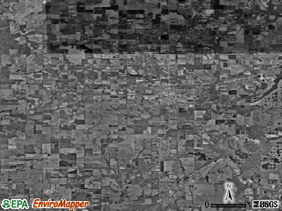Zip code 62865 satellite photo by USGS