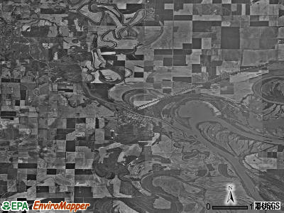 Zip code 62867 satellite photo by USGS