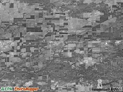 Zip code 62870 satellite photo by USGS