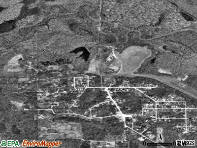 Zip code 62874 satellite photo by USGS