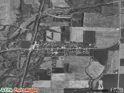 Zip code 62876 satellite photo by USGS