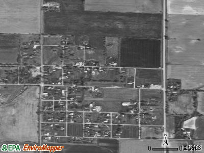 Zip code 62879 satellite photo by USGS