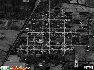 Zip code 62891 satellite photo by USGS