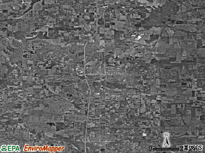 Zip code 62896 satellite photo by USGS
