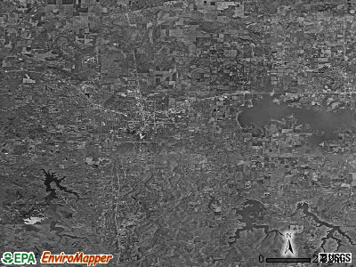 Zip code 62901 satellite photo by USGS