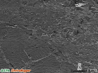Zip code 62905 satellite photo by USGS