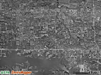 Zip code 62918 satellite photo by USGS