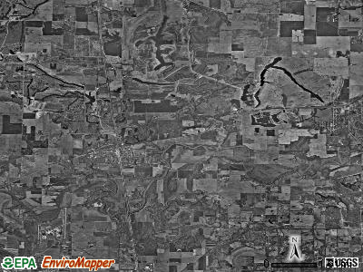 Zip code 62924 satellite photo by USGS