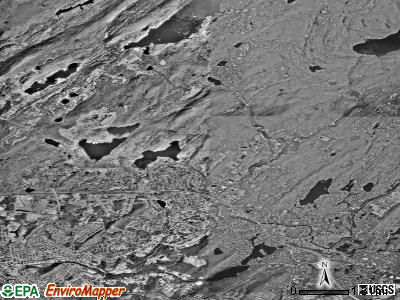 Zip code 07866 satellite photo by USGS
