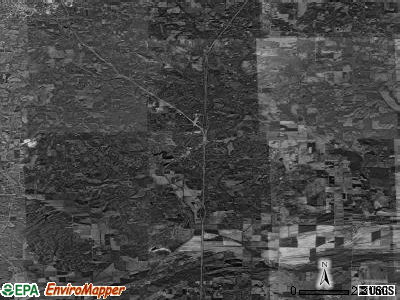 Zip code 62926 satellite photo by USGS