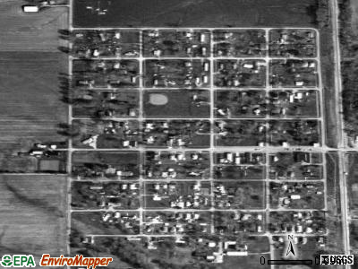 Zip code 62927 satellite photo by USGS