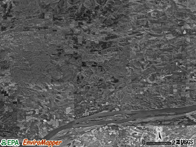 Zip code 62931 satellite photo by USGS