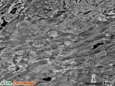 Zip code 07869 satellite photo by USGS