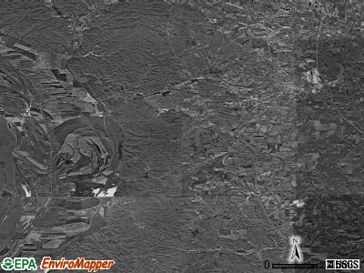 Zip code 62952 satellite photo by USGS