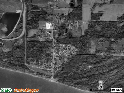 Zip code 62953 satellite photo by USGS