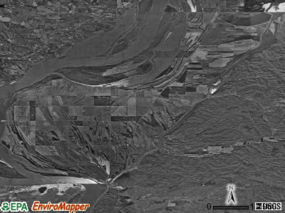 Zip code 62957 satellite photo by USGS