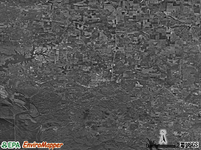 Zip code 62966 satellite photo by USGS