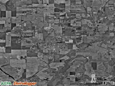 Zip code 62983 satellite photo by USGS