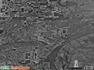Zip code 62984 satellite photo by USGS