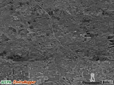 Zip code 62995 satellite photo by USGS