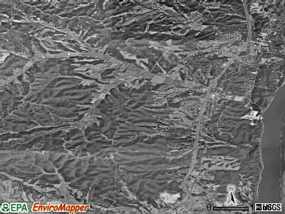 Zip code 63012 satellite photo by USGS