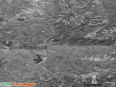 Zip code 63030 satellite photo by USGS