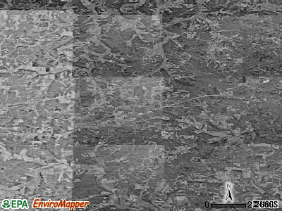 Zip code 63037 satellite photo by USGS