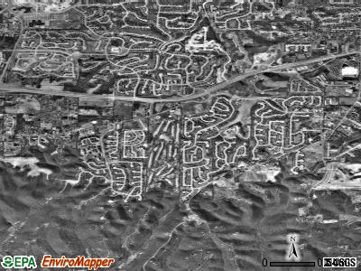 Zip code 63040 satellite photo by USGS