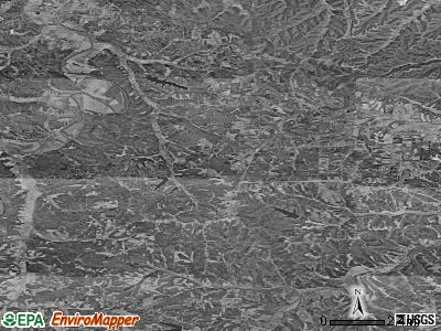 Zip code 63050 satellite photo by USGS