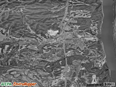 Zip code 63070 satellite photo by USGS