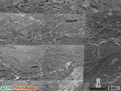 Zip code 63341 satellite photo by USGS