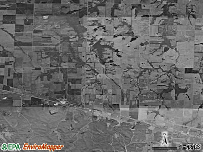 Zip code 63350 satellite photo by USGS