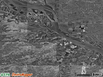 Zip code 63353 satellite photo by USGS