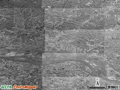 Zip code 63357 satellite photo by USGS