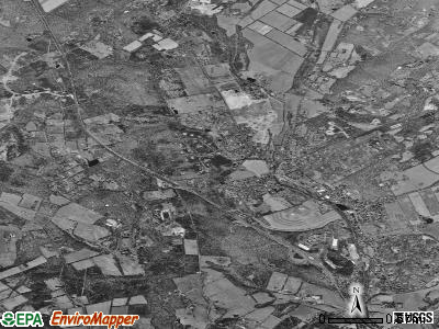 Zip code 07934 satellite photo by USGS