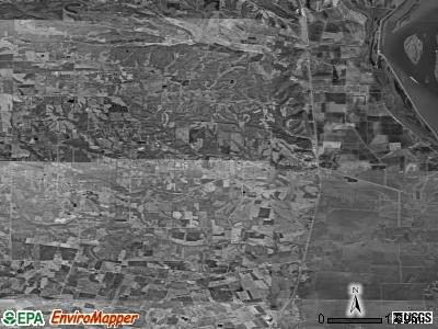Zip code 63389 satellite photo by USGS