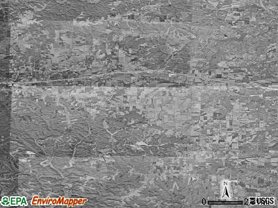 Zip code 63390 satellite photo by USGS