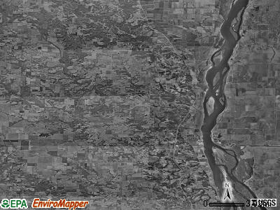 Zip code 63435 satellite photo by USGS
