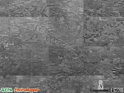 Zip code 63436 satellite photo by USGS