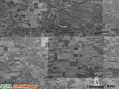 Zip code 63443 satellite photo by USGS