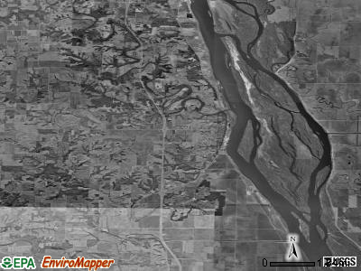 Zip code 63448 satellite photo by USGS
