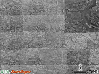 Zip code 63461 satellite photo by USGS