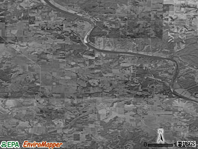 Zip code 63465 satellite photo by USGS