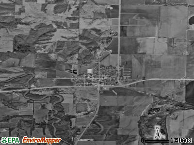 Zip code 63472 satellite photo by USGS
