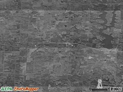 Zip code 63532 satellite photo by USGS