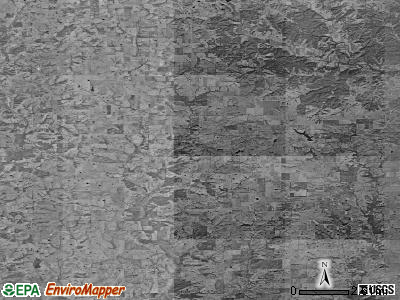 Zip code 63545 satellite photo by USGS