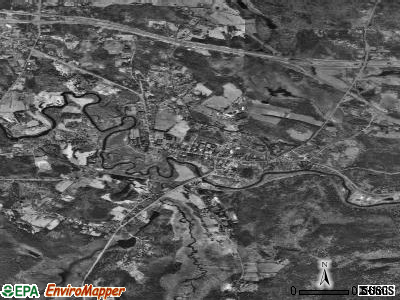 Zip code 01262 satellite photo by USGS